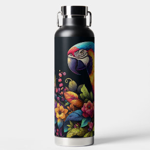 Farbiger Papagei Trinkflasche