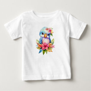 Farbiger Parrot Baby T - Shirt