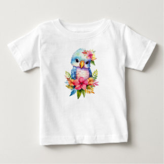 Farbiger Parrot Baby T - Shirt