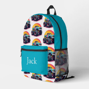 Farbiger personalisierter Rucksack, Kinder niedlic Bedruckter Rucksack