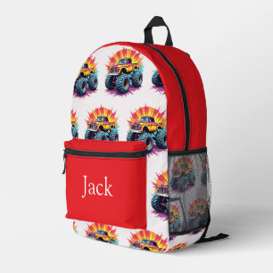 Farbiger personalisierter Rucksack, Kinder niedlic Bedruckter Rucksack