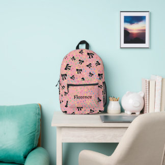 Farbiger personalisierter Staubrose-Bogen-Rucksack Bedruckter Rucksack