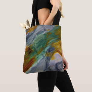 Farbiger Piute-Jasper Tasche