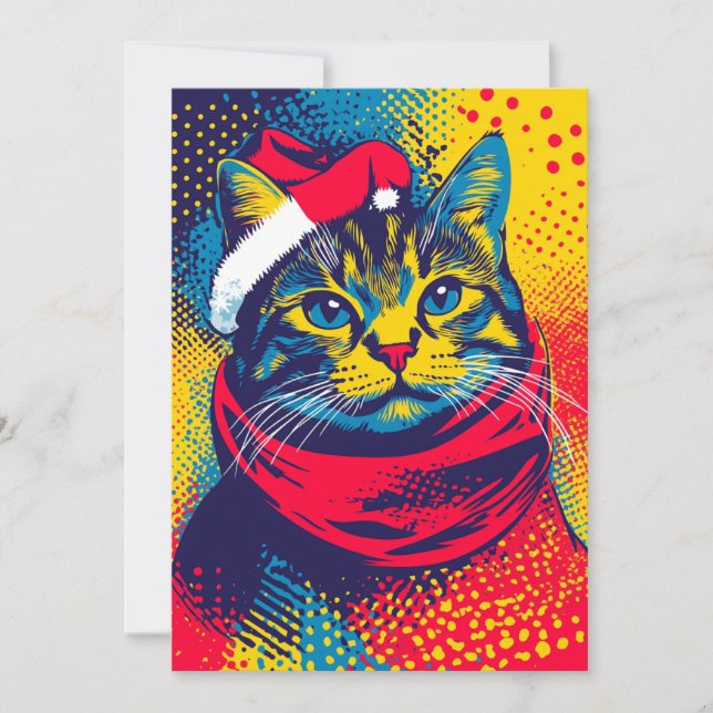 Farbiger Pop Kunsthandwerk Weihnachten (Vorderseite)
