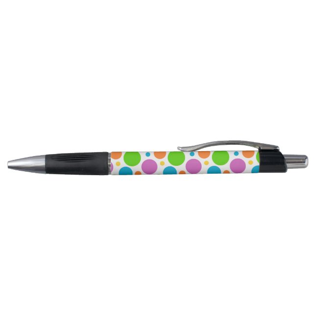 Farbiger Punkt Pattern Pen Kugelschreiber (Oberseite)