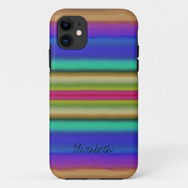 Farbiger Regenbogen Abstrakt #2 Case-Mate iPhone Hülle (Rückseite)