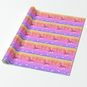 Farbiger Regenbogen-Liebe-Stolz lgbtq Gay Muster T Geschenkpapier
