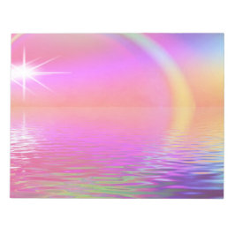 Farbiger Regenbogen Notizblock