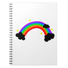 Farbiger Regenbogen Notizblock