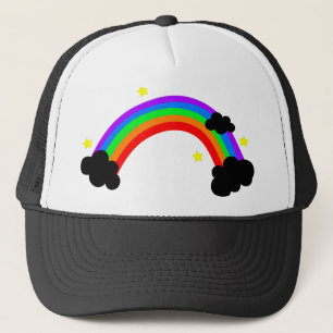 Farbiger Regenbogen Truckerkappe