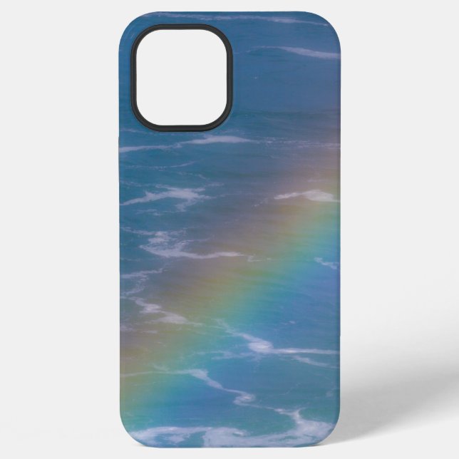 Farbiger Regenbogen über Wasser iPhone 12 Pro Max Hülle (Rückseite)