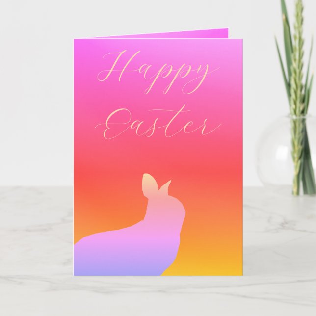 Farbiger Regenbogenstil Karte (Vorderseite)