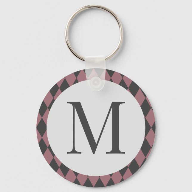 Farbiger Rhombus Schlüsselanhänger (Vorderseite)