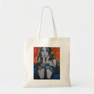 Farbiger Sommer Chic: Tote Bag von IZAartStudio Tragetasche