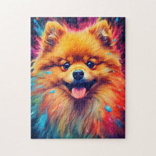 Farbiger Spitz
