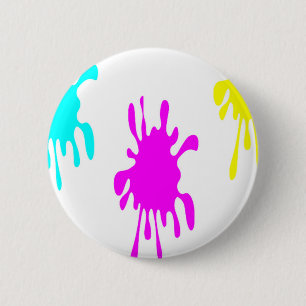 Farbiger Spritzer Button