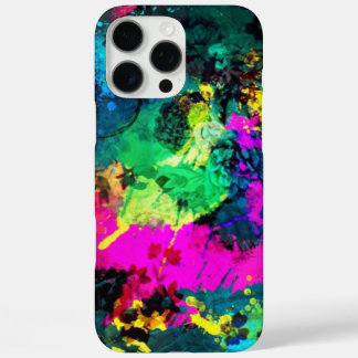 farbiger Spritzer iPhone 16 Pro Max Hülle