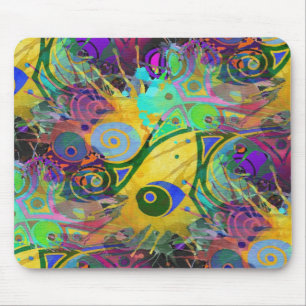 farbiger Spritzer Mousepad