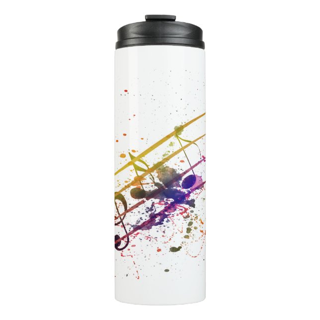 Farbiger Spritzer Thermosbecher (Vorderseite)