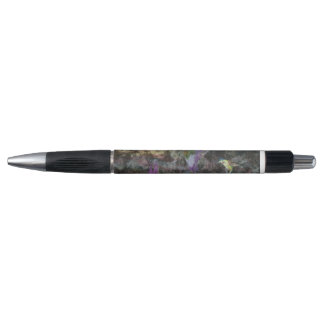 Farbiger Stift von Hummingbirds in Flight (Schwarz