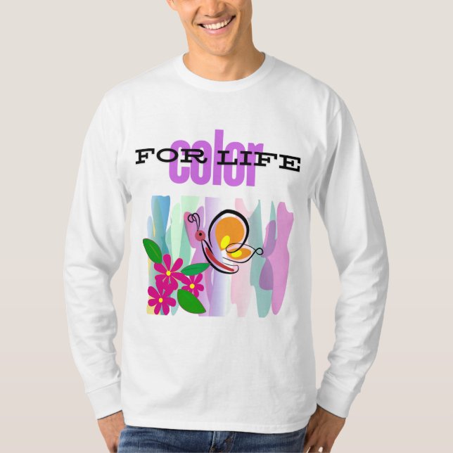 farbiger T - Shirt (Vorderseite)
