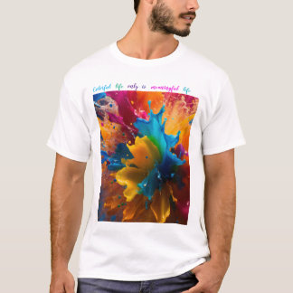 Farbiger T - Shirt