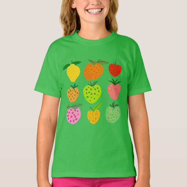 Farbiger T - Shirt (Vorderseite)