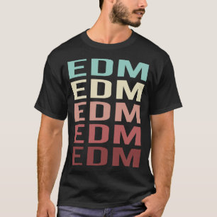 Farbiger Text EDM T-Shirt