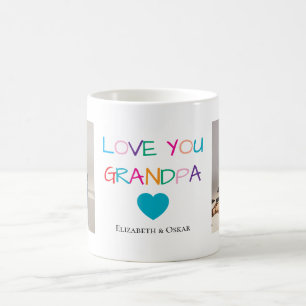 Farbiger Text und benutzerdefiniertes Foto "Liebe  Kaffeetasse