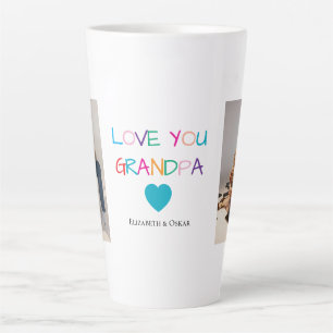 Farbiger Text und benutzerdefiniertes Foto "Liebe Milchtasse