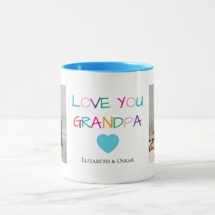 Farbiger Text und benutzerdefiniertes Foto "Liebe  Tasse