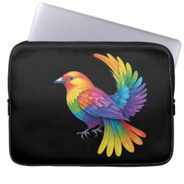 Farbiger Vogel Laptopschutzhülle