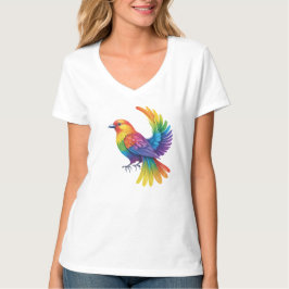 Farbiger Vogel T-Shirt