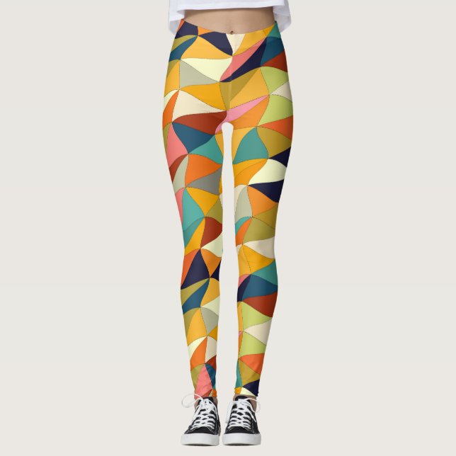 farbiger Winkel... Leggings (Vorderseite)
