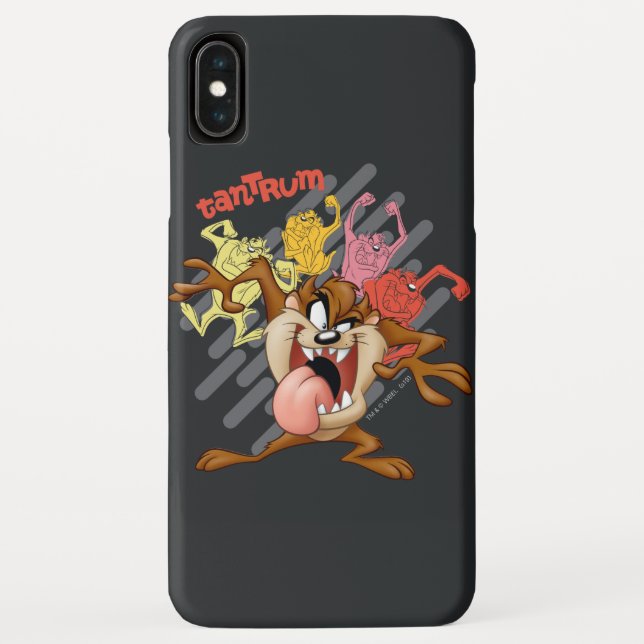 Farbiger "Wutanfall" TAZ™ Case-Mate iPhone Hülle (Rückseite)