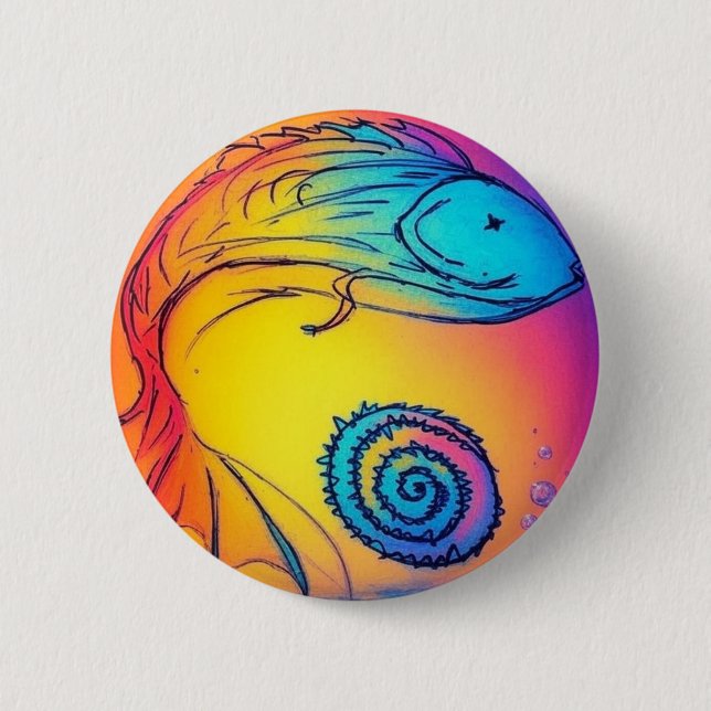 Farbiger Yaie Button (Vorderseite)