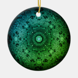 Farbiges 3D-Muster Keramik Ornament