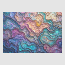 Farbiges Abalone-Wirbel-Papiertücher Seidenpapier