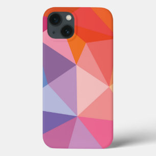 Farbiges Abstraktes Dreieck iPhone 13 Hülle