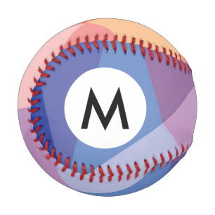 Farbiges Abstraktes Dreieck-Muster Baseball