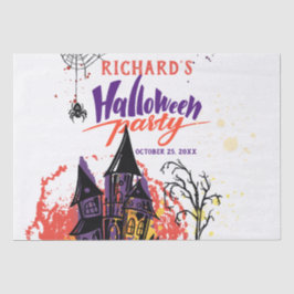 Farbiges Abstraktes Halloween-Party Seidenpapier