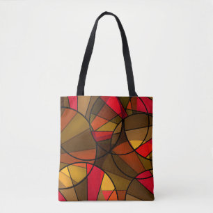 Farbiges abstraktes Muster Tasche