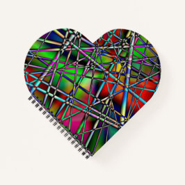 Farbiges Abstraktes Notebook Notizbuch