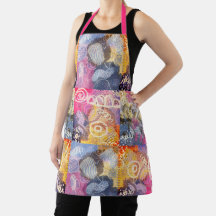 Farbiges Abstraktes Patchwork-Muster