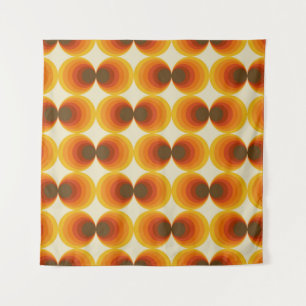 Farbiges abstraktes Retro-nahtloses geometrisches  Wandteppich