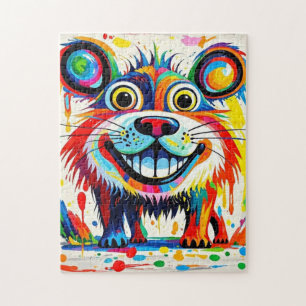 Farbiges abstraktes Tierkunstdesign