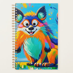 Farbiges abstraktes Tierkunstdesign Planer