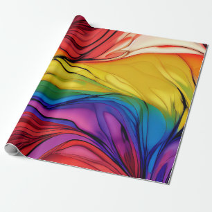 Farbiges Abstraktes Wrapping-Papier für Regenbogen Geschenkpapier