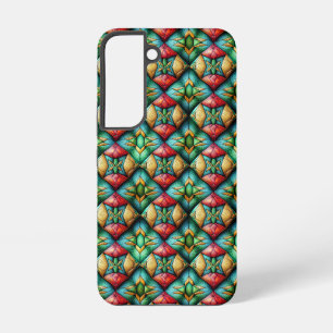 Farbiges afrikanisch Inspiriertes geometrisches Mo Samsung Galaxy Hülle