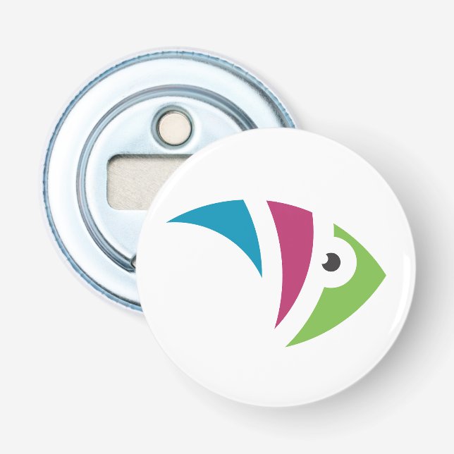 farbiges Aquarienfischdesign Flaschenöffner (Vorderseite)